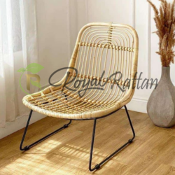 iron Rattan Chair